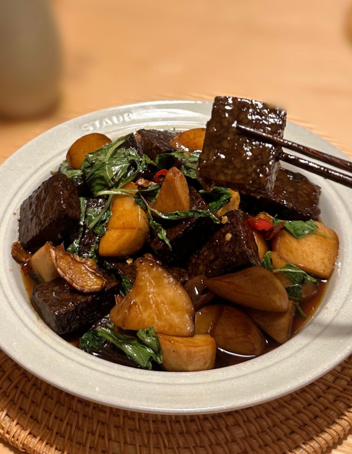 Taiwanese Rice Blood Cake